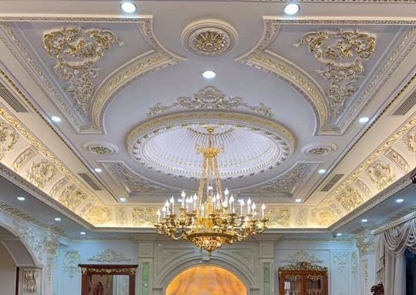 Lợi Ích Khi Thi Công Mâm Trần PU Đẹp Lung Linh