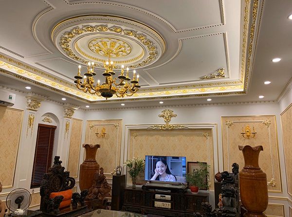 Quy Trình Thi Công Mâm Trần PU Cho Nhà Phố