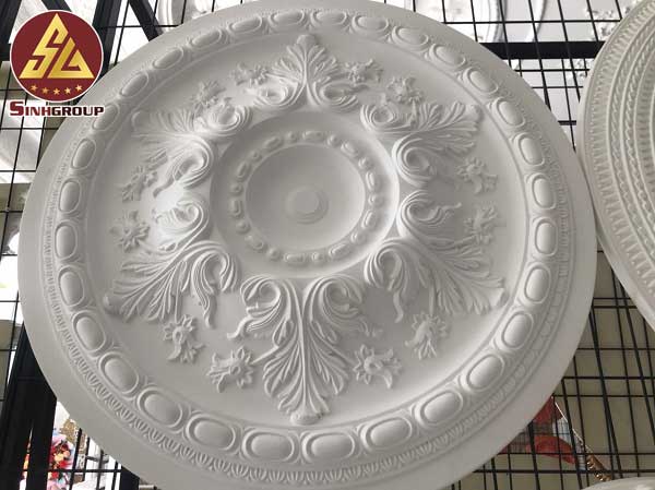 Mâm trần PU hình tròn đơn giản