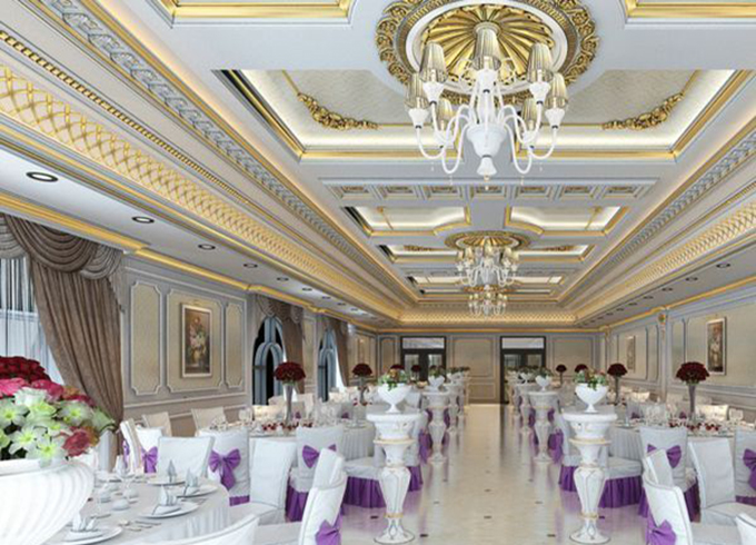 Các Phong Cách Mâm Trần Sang Trọng PU Cho Nhà Hàng