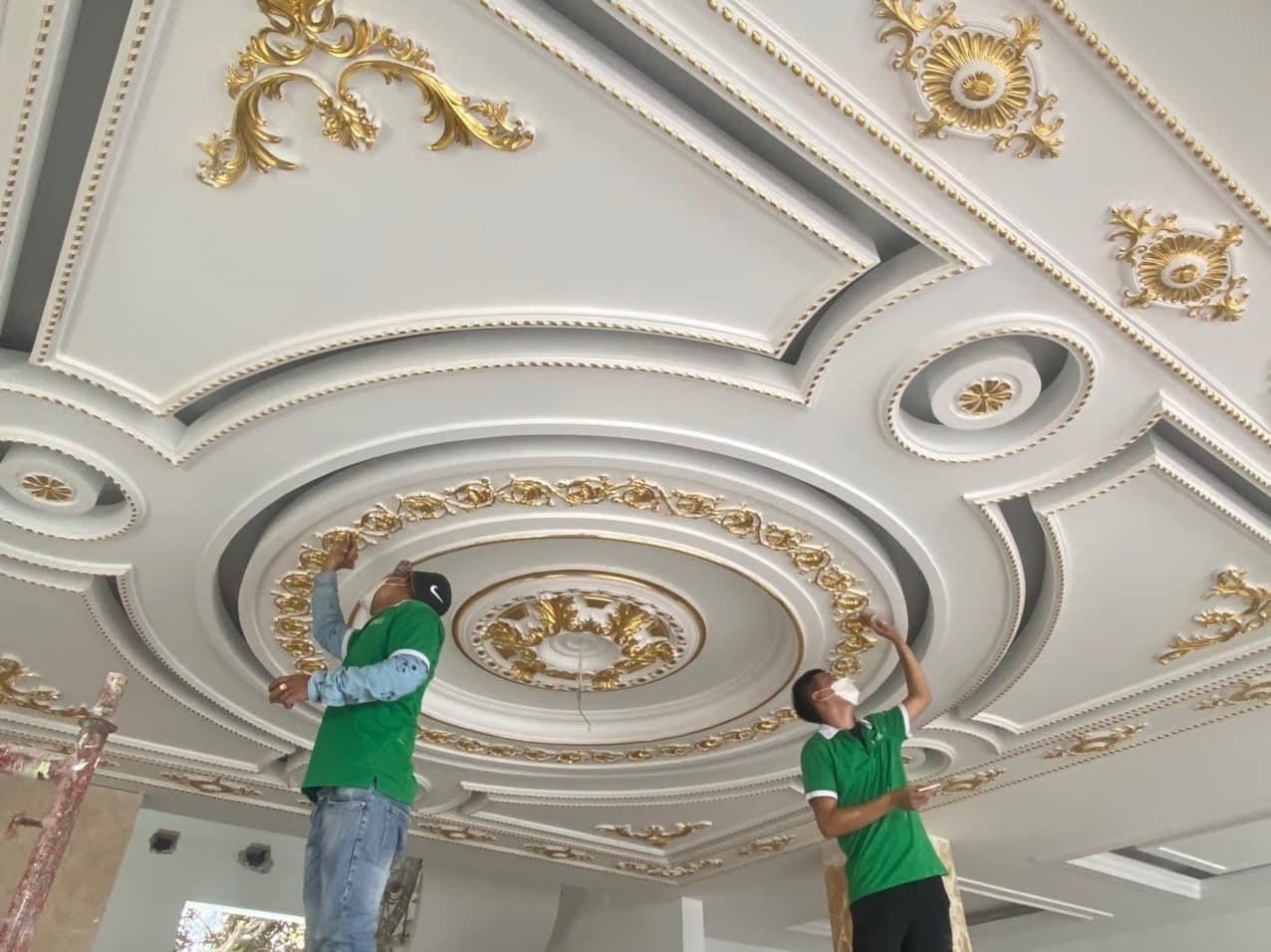 Hướng Dẫn Thi Công Trần Nhà PU Hiệu Quả