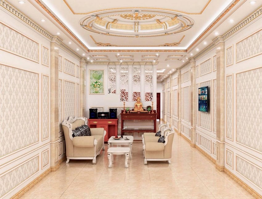 Quy Trình Thi Công Mâm Trần Nhựa PU Nhanh Chóng